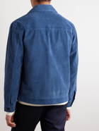 Mr P. - Cotton-Corduroy Blouson Jacket - Blue