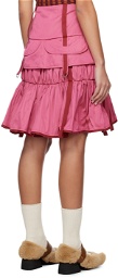 Paula Canovas Del Vas Pink Charm Midi Skirt