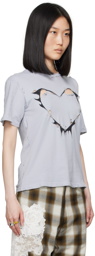 Collina Strada Blue Remnant Heart T-Shirt