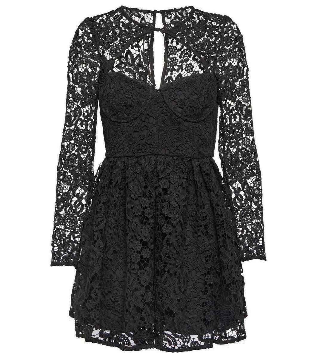 chinese dress ladies Self-Portrait Payne Lace Cut-out Mini Dress – Runway Catalog main image 1