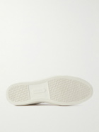 TOM FORD - Cambridge Leaher-Trimmed Suede High-Top Sneakers - White