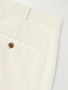 Dunhill - Straight-Leg Stretch-Cotton Twill Chinos - Gray