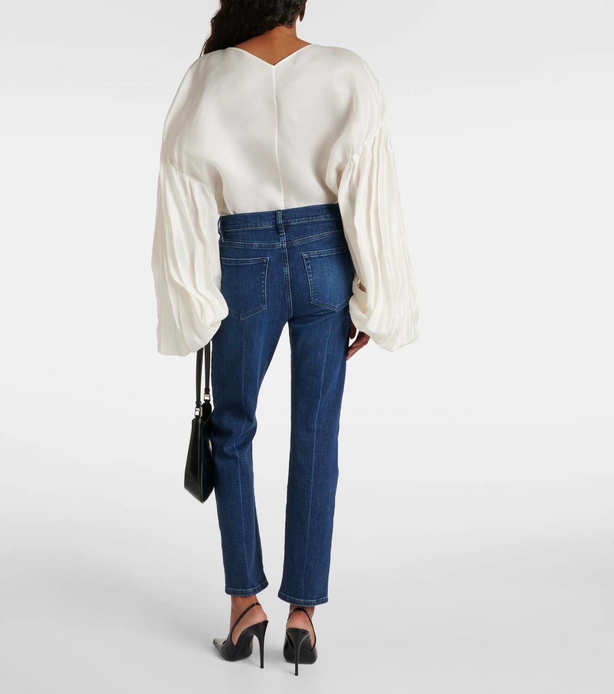 Frame Le High Straight mid-rise jeans Frame Denim
