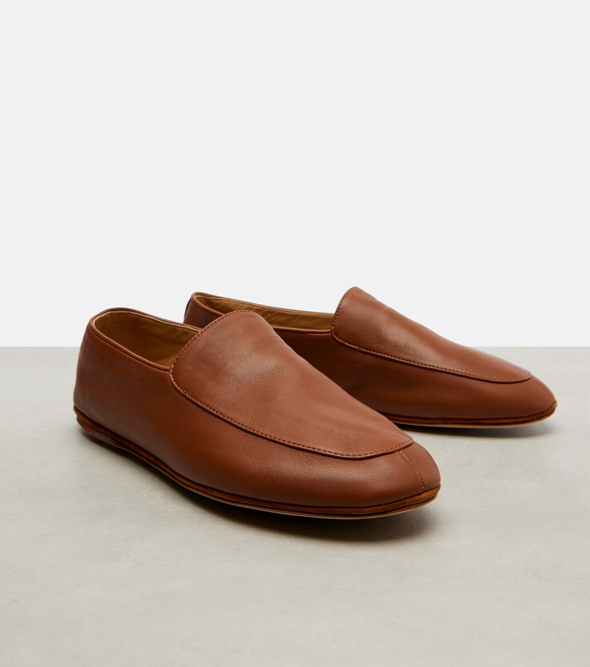 Loro Piana Anton Walk leather loafers