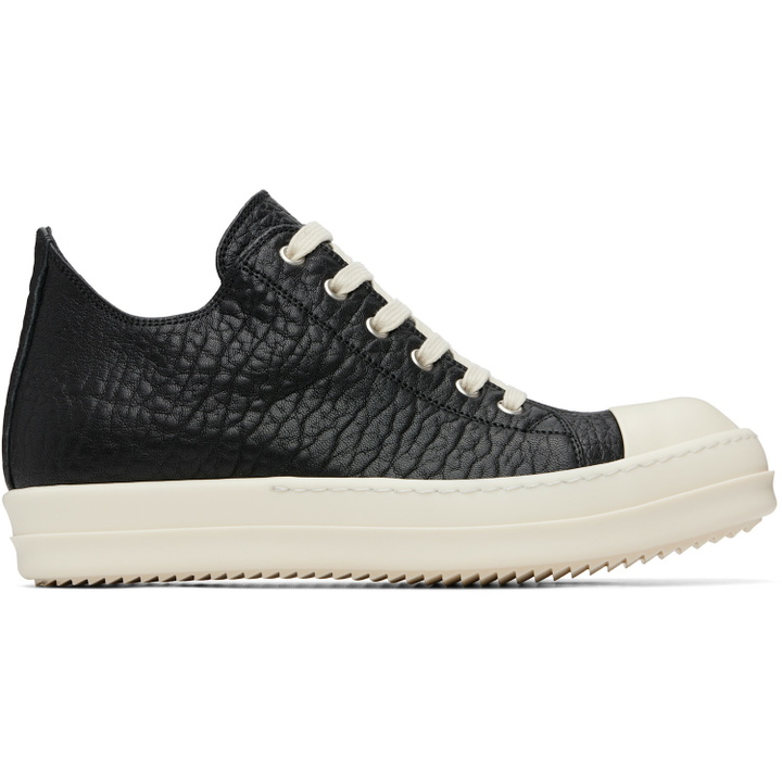 Photo: Rick Owens Black Tower Low Sneaks Sneakers
