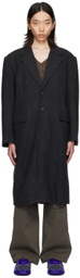 lesugiatelier Gray Tailored Long Coat