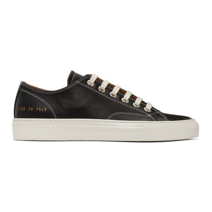 Photo: Common Projects Black Tournament Low Sneakers