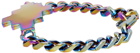 Marcelo Burlon County of Milan Multicolor Iridescent Cross Bracelet