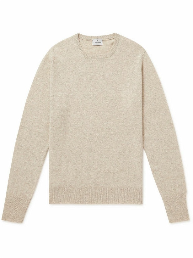 Photo: Kingsman - Cashmere and Linen-Blend Sweater - Neutrals