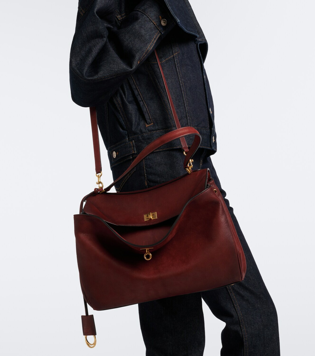 Balenciaga Rodeo Medium leather shoulder bag