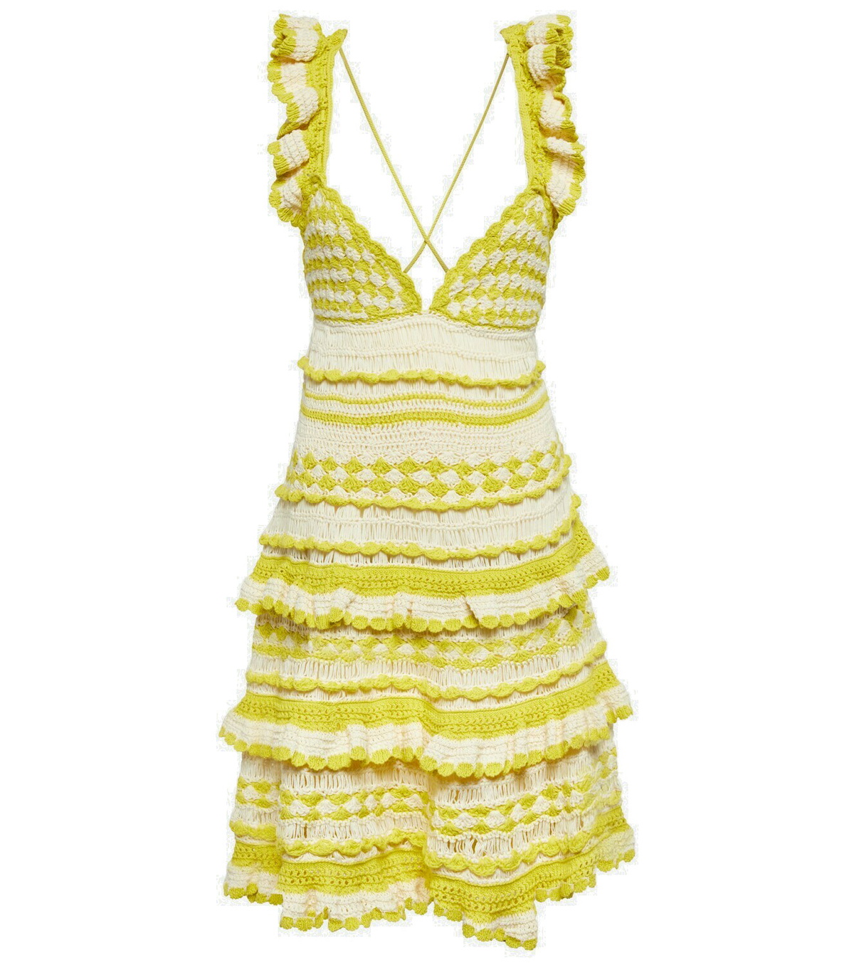 Zimmermann Halcyon crochet cotton minidress Zimmermann