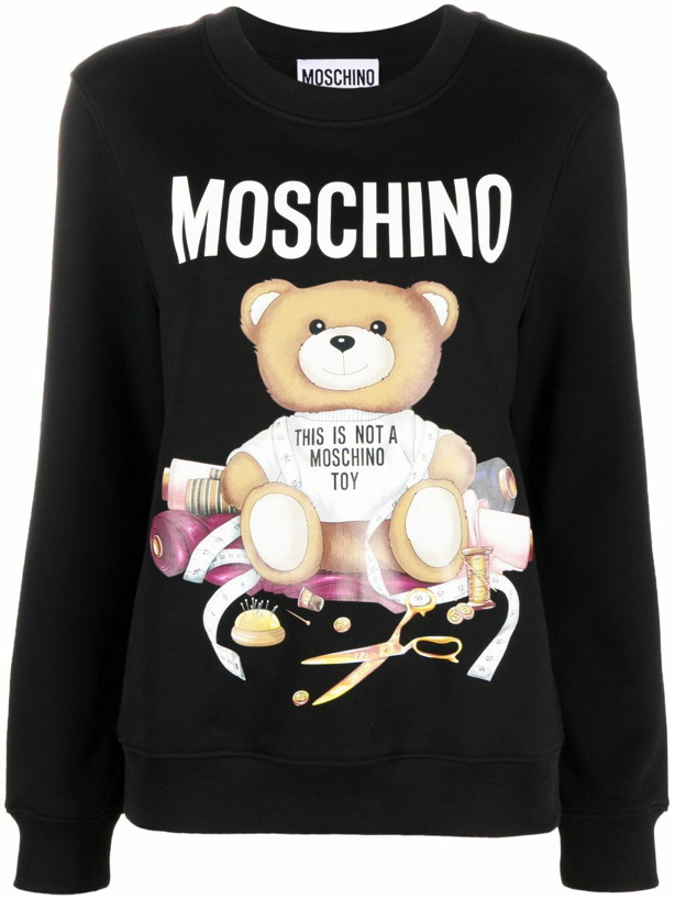 Photo: MOSCHINO - Cotton Sweatshirt With Logo