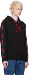 Hugo Black Drawstring Hoodie