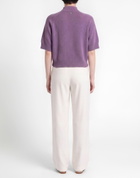 Manila Grace Womens Turtleneck in Lilac