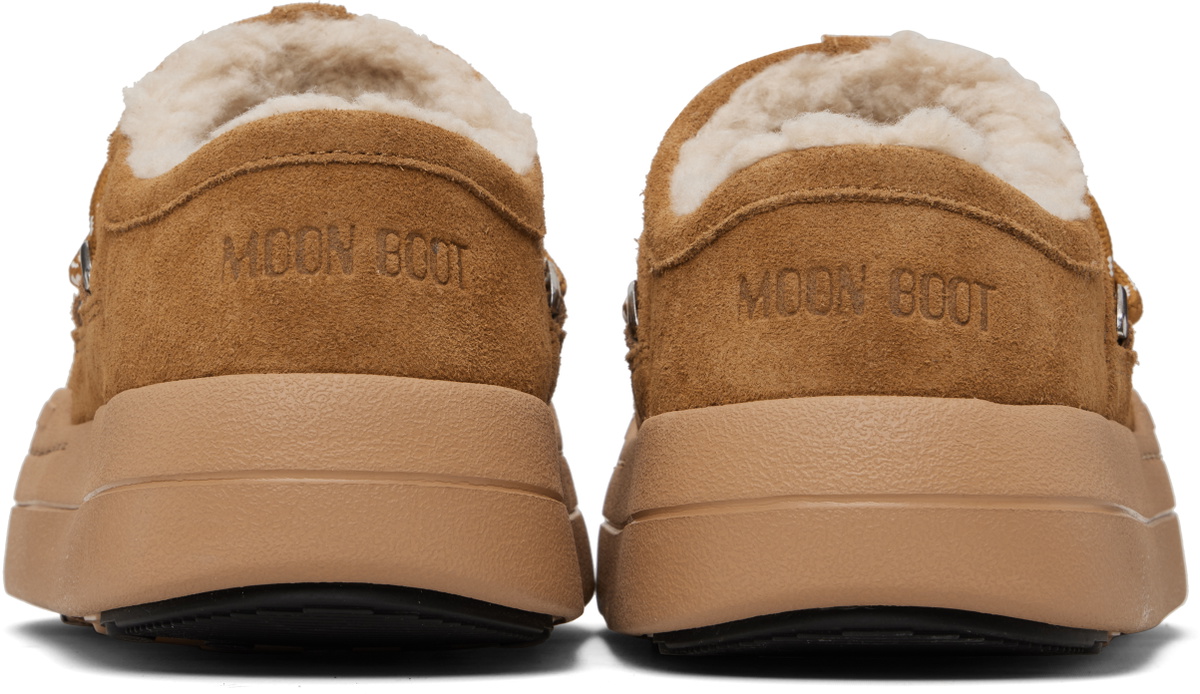 Moon Boot Brown Park Slipper Loafers
