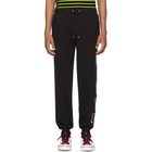 McQ Alexander McQueen Black Patch Dart Lounge Pants