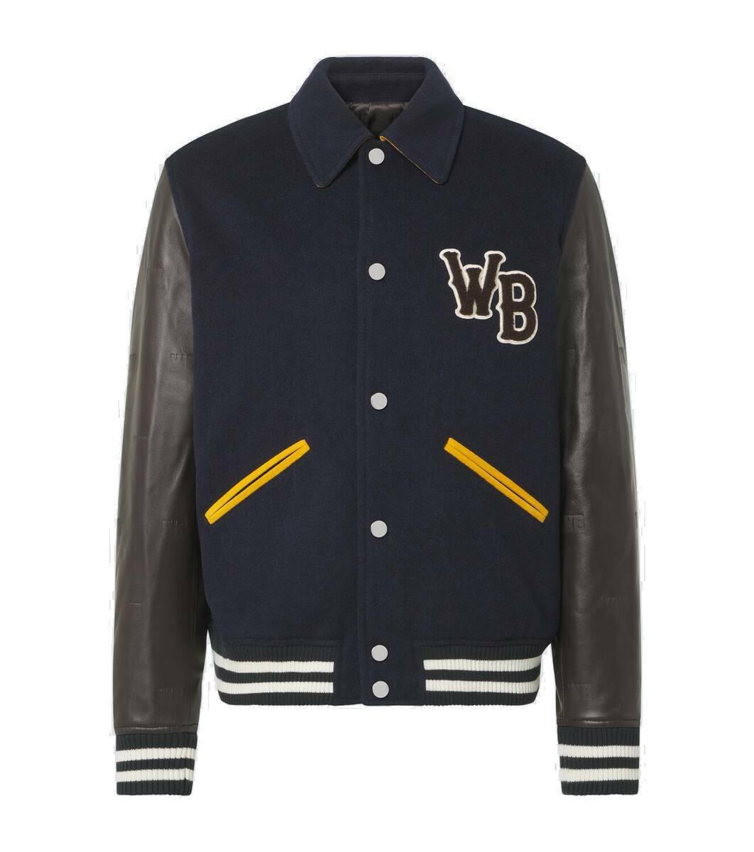 Wales Bonner Prince wool-blend varsity jacket Wales Bonner