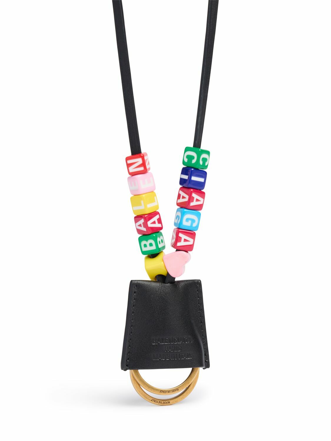 BALENCIAGA Rodeo Leather Key Holder Balenciaga