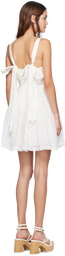 Zimmermann White Alight Minidress