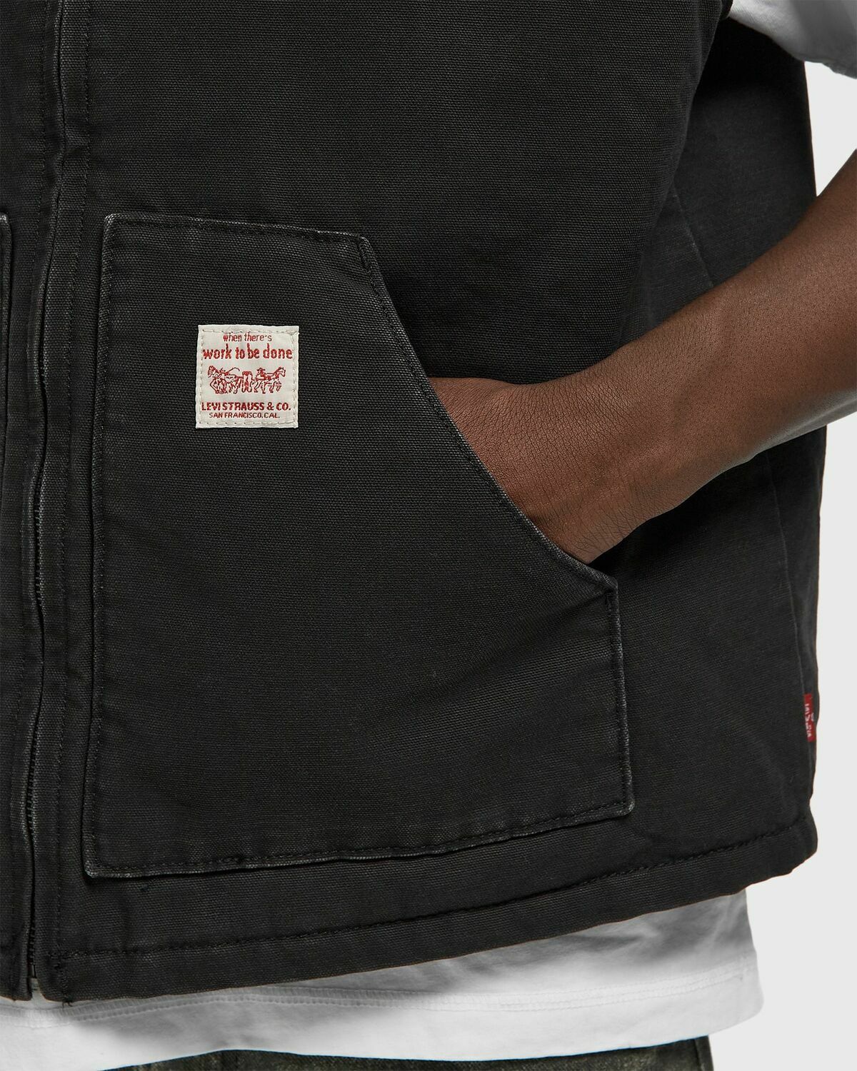 Levis SANSOME VEST Black Men