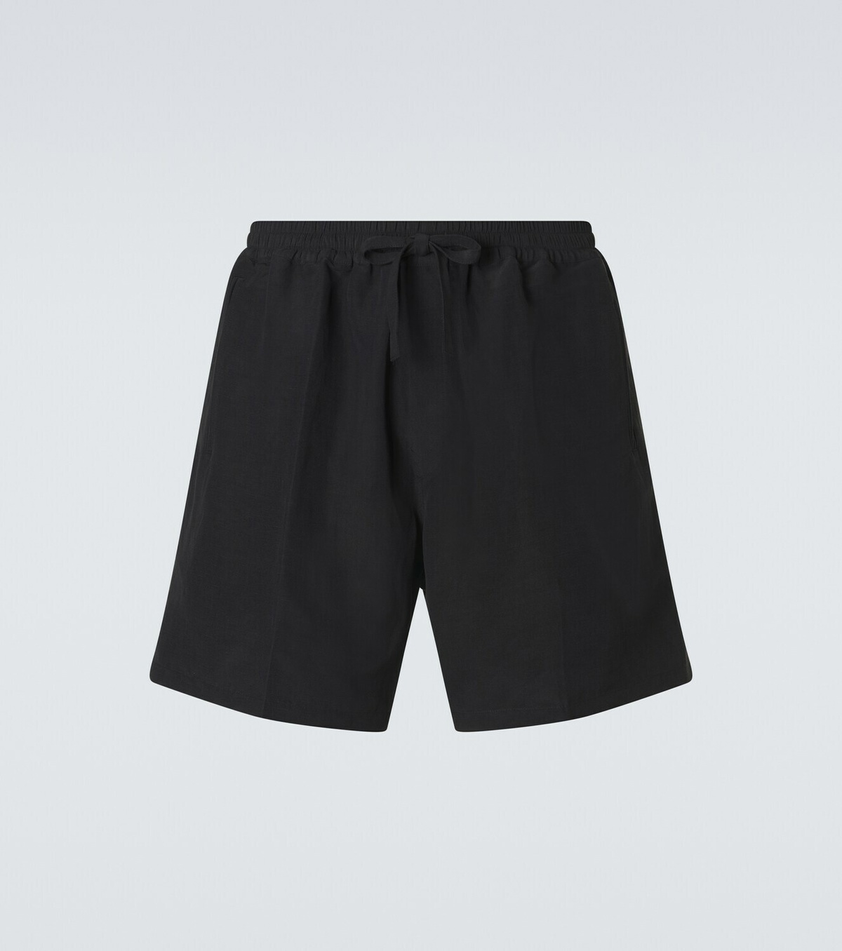 Umit Benan Julian linen and silk Bermuda shorts