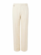 Jacquemus - Melo Straight-Leg Woven Trousers - Neutrals