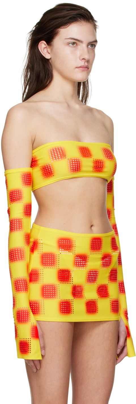 FAL-ASH Yellow Polyester T-Shirt