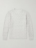 Aimé Leon Dore - Cable-Knit Cotton-Blend Sweater - Neutrals