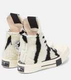 Rick Owens - x Converse DRKSHDW TURBODRK teddy sneakers