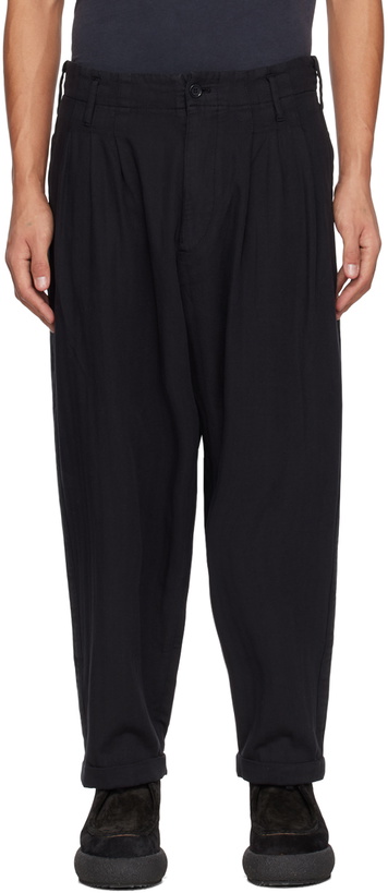 Photo: YMC Black Creole Peg Trousers