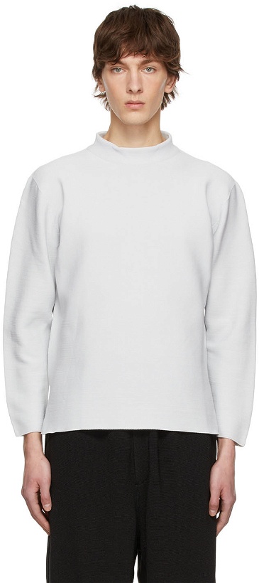 Photo: CFCL White Polyester Long Sleeve T-Shirt