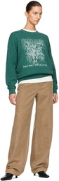 ANINE BING Green Miles Leo Muse Sweatshirt