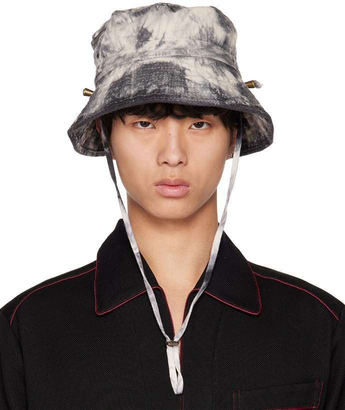 Photo: Nicholas Daley Gray Browns Edition Tie-Dyed Bucket hat