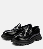 Alexander McQueen - Wander embellished leather loafers