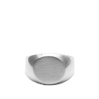 Jil Sander Men's Chevalier Ring in Silver