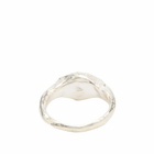 Simuero Women's Faro Ring in Silver/Brown