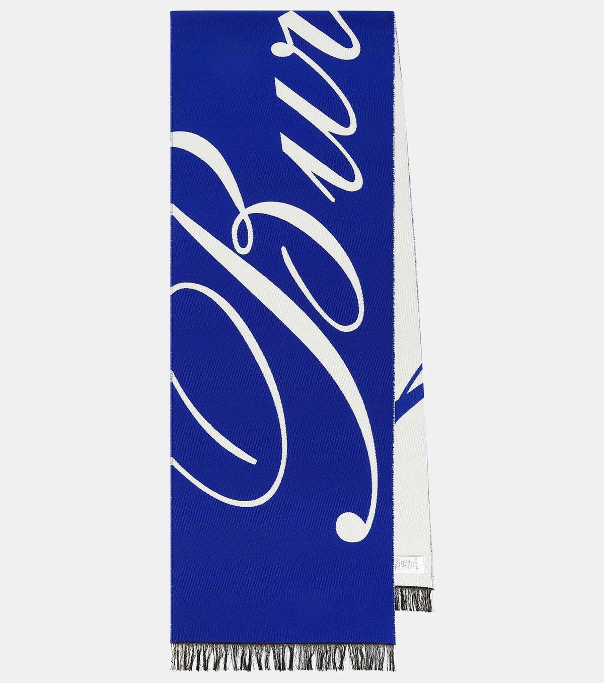 Burberry Logo wool and silk scarf Burberry