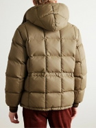 RRL - Ellis Quilted Padded Shell Hooded Jacket - Brown