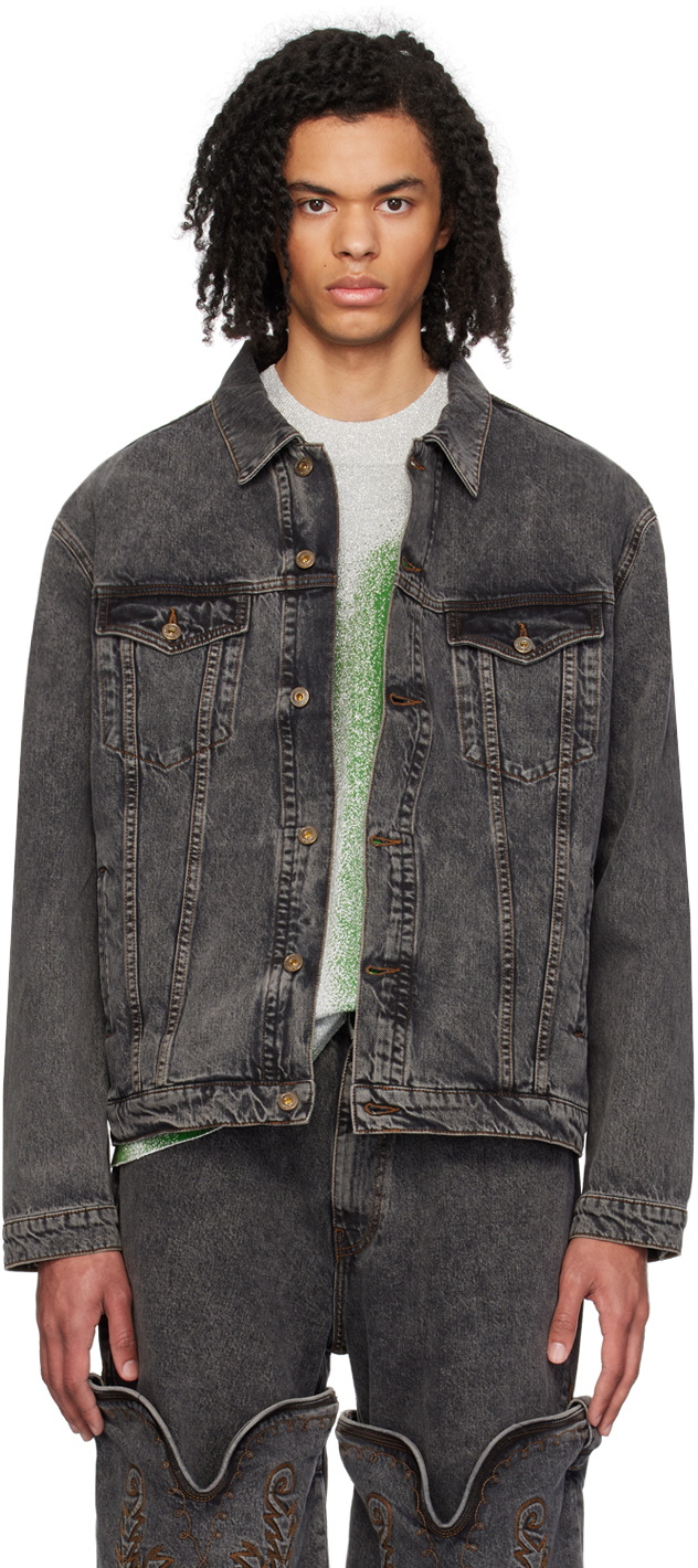 Y/Project Black Wire Denim Jacket