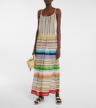 Missoni Mare Striped metallic knit jumpsuit