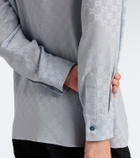 Gucci GG silk jacquard shirt