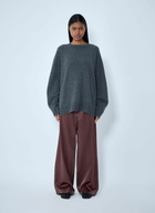 Issey Miyake Satin Wide-Leg Jeans