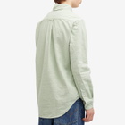 Gitman Vintage Men's Button Down Cotton Linen Shirt in Seafoam