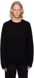 Helmut Lang Black Crewneck Sweater