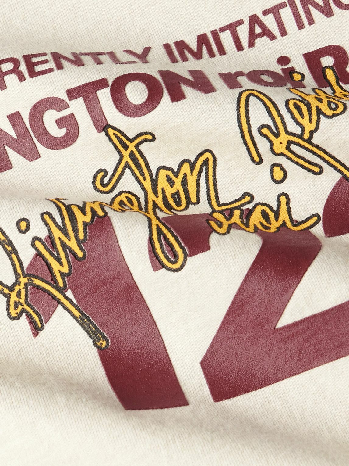 RRR123 - C.V.A. NYC Logo-Print Cotton-Jersey T-Shirt - White