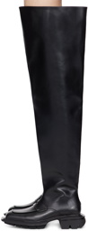 untitlab® Black Reel Derbies Fisherman Boots