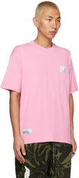 AAPE by A Bathing Ape Pink Patch T-Shirt