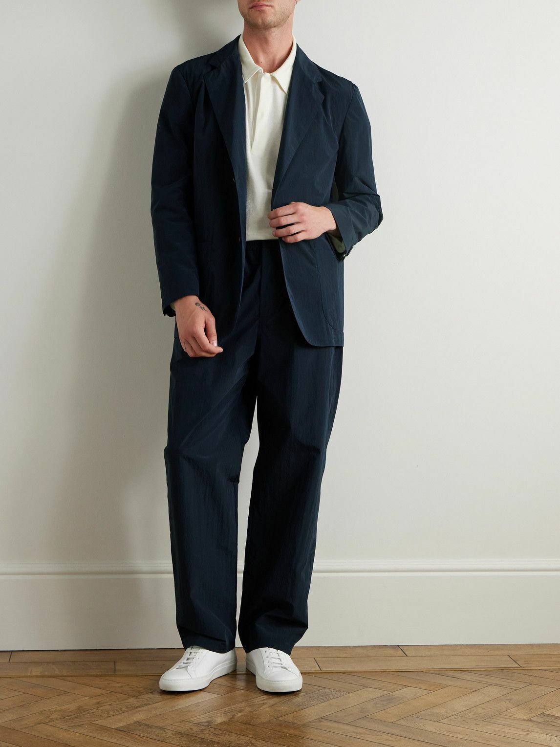 SSAM - Straight-Leg Tech-Shell Trousers - Blue