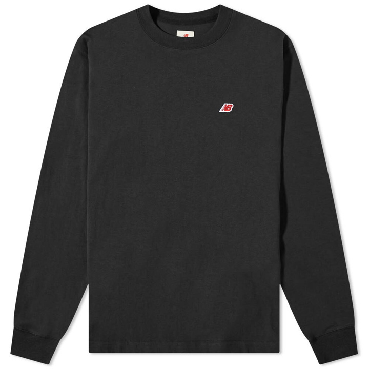 Photo: New Balance Long Sleeve Made in USA T-Shirt in Black