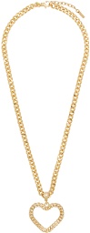 Moschino Gold Love & Peace Necklace